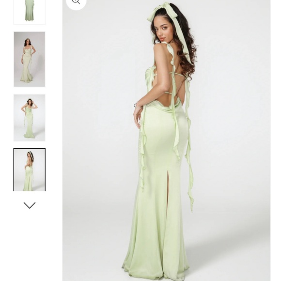 Nana Jacqueline Caroline Maxi Dress (Green) - Picture 2 of 3